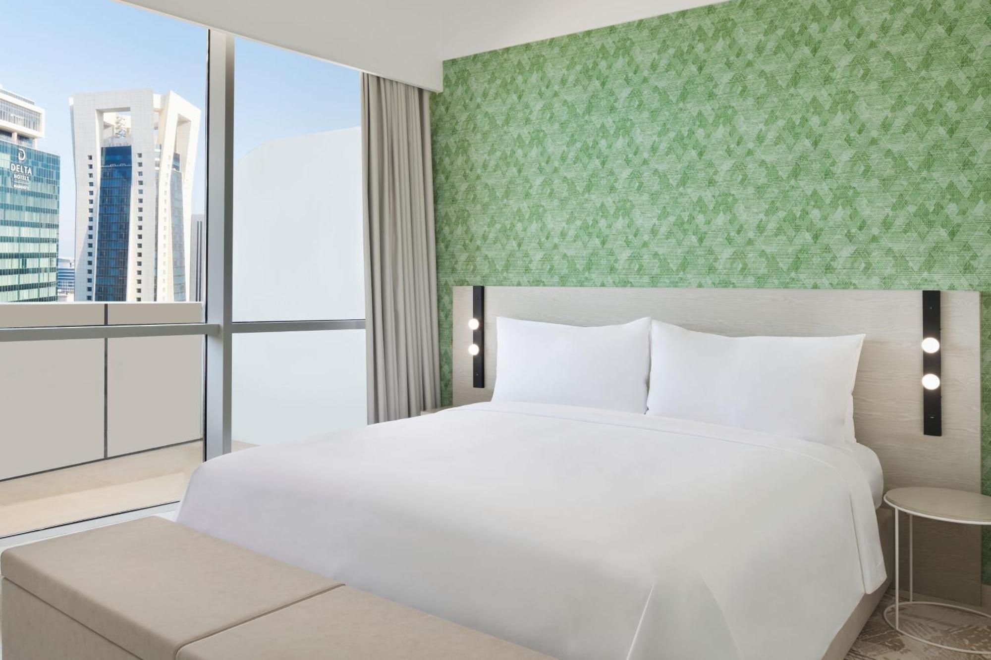فندق Element By Westin West Bay الدوحة المظهر الخارجي الصورة A bedroom at the hotel